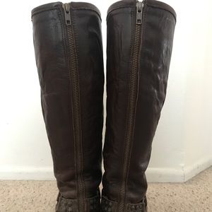 Frye Women’s Boots: Phillip Studded Harness Tall